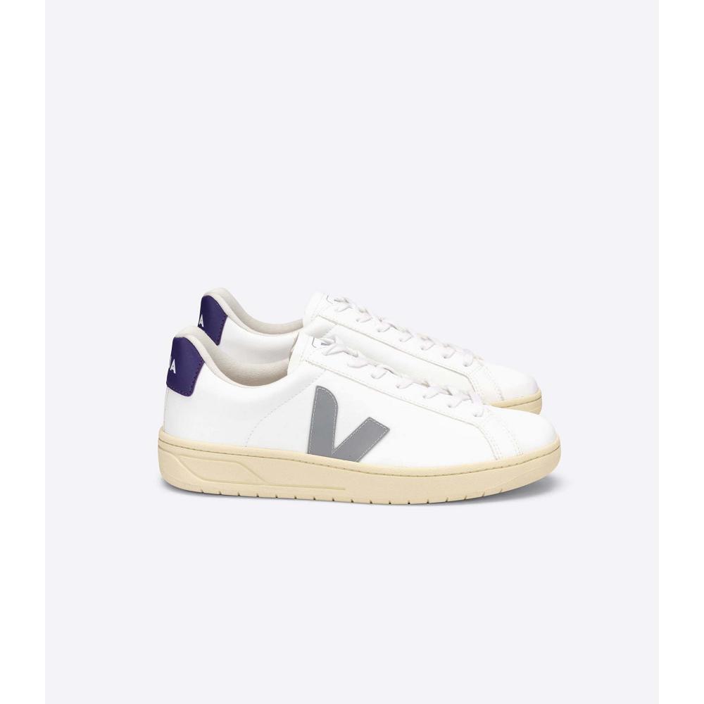 Veja URCA CWL Schoenen Dames White/Grey/Purple | NL 568JPQ